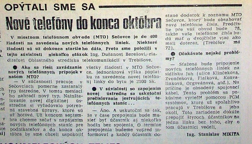 Sečovský obzor č. 4, 6. IX. 1994